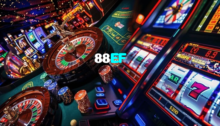 88EF casino presented on mobile device in Pakistan with slots and live games